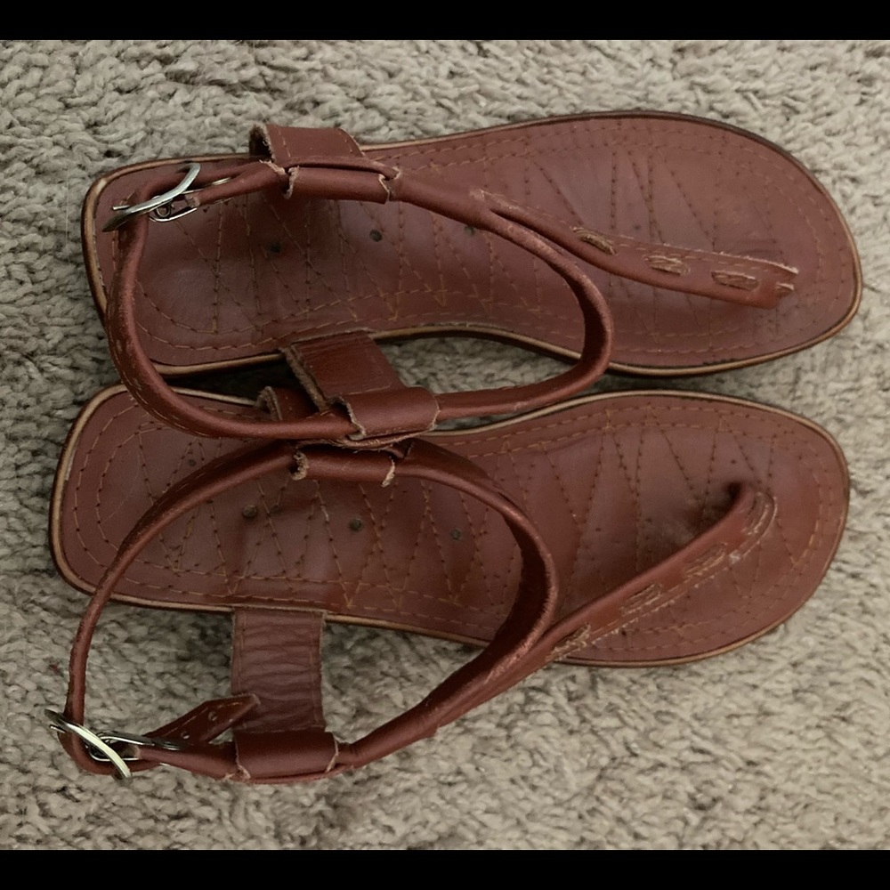 Leather sandals handmade in Mexico